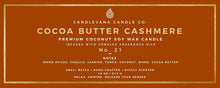 Load image into Gallery viewer, COCOA BUTTER CASHMERE CANDLE - Candlevana
