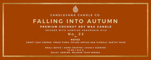 Load image into Gallery viewer, FALLING INTO AUTUMN CANDLE - Candlevana
