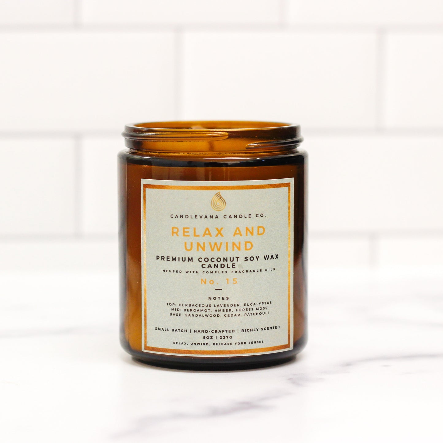 RELAX AND UNWIND CANDLE - 8 oz. - Candlevana