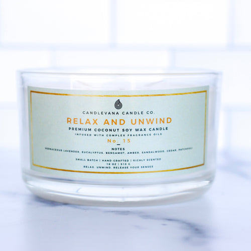 RELAX AND UNWIND CANDLE - Candlevana