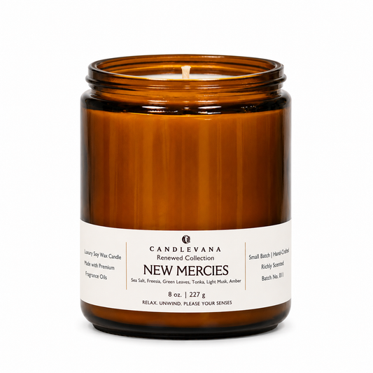 NEW MERCIES CANDLE - 8oz