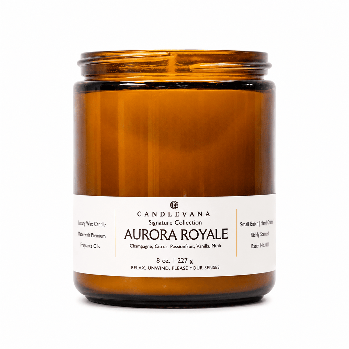 AURORA ROYALE - 8 oz. - Candlevana