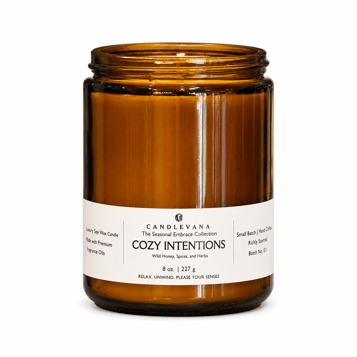 COZY INTENTIONS - 8 oz. - Candlevana