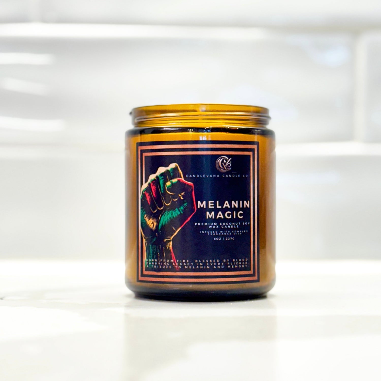 MELANIN MAGIC CANDLE - 8 oz. - Candlevana