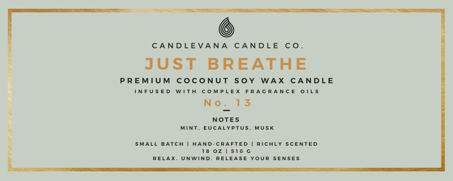 JUST BREATHE CANDLE - Candlevana