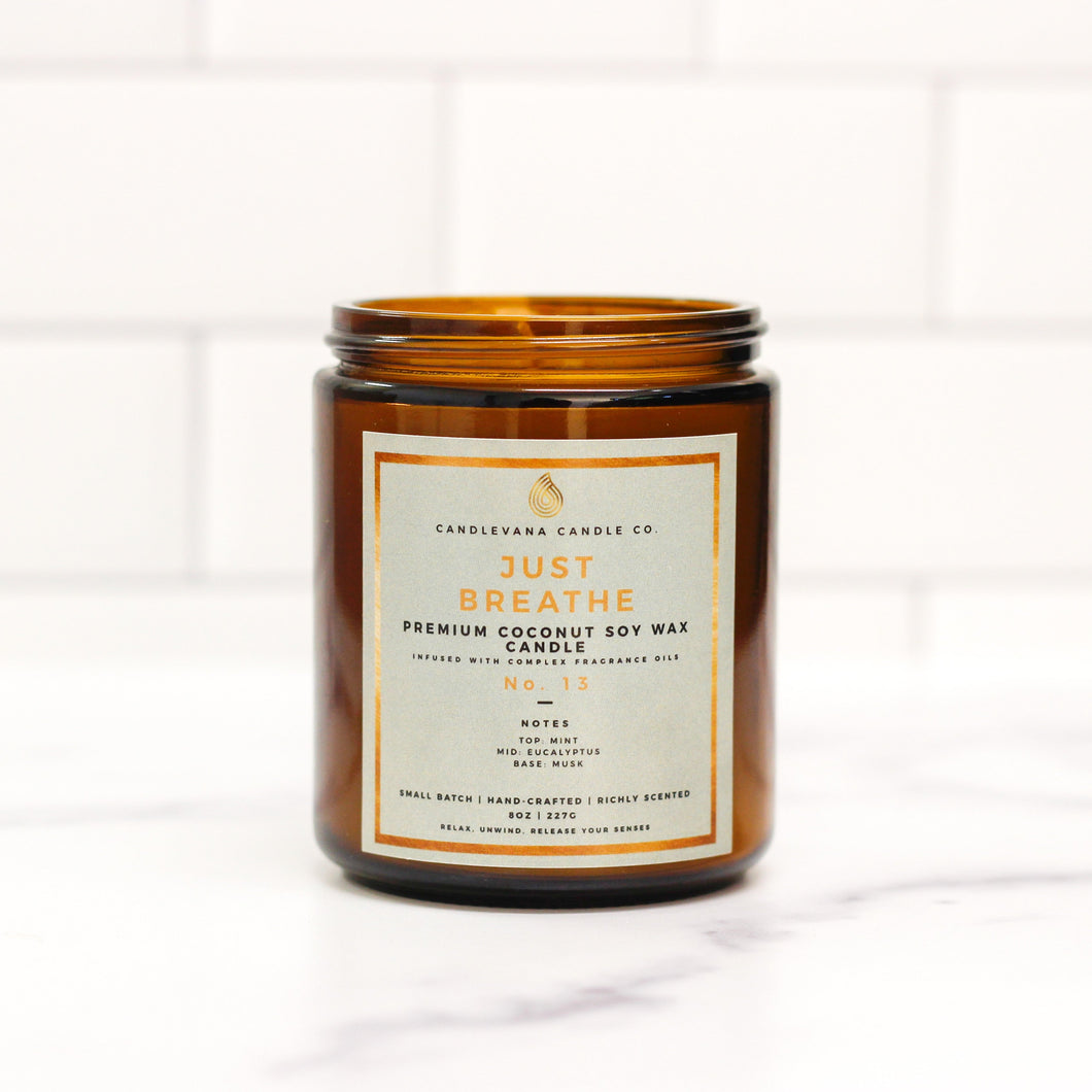 JUST BREATHE CANDLE - 8 oz. - Candlevana