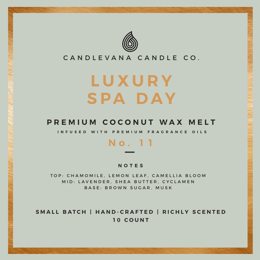 LUXURY SPA DAY WAX MELT - Candlevana